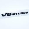 Letters Numbers Emblem C63 C63s V8Biturbo for Mercedes Benz AMG Car Fender Trunk Rear C205 S205 W205 Logo Sticker RK1