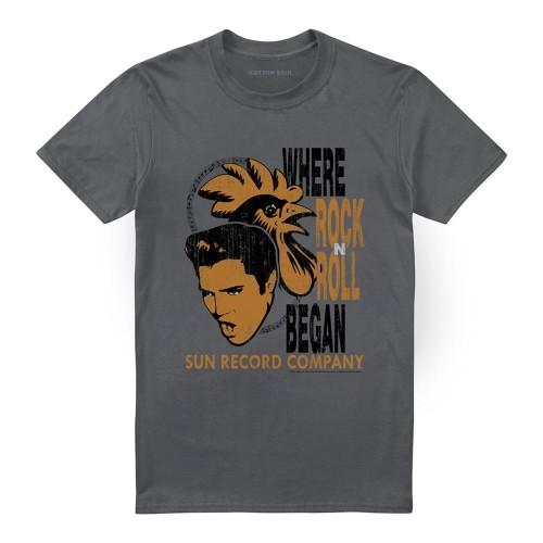 Elvis Presley Unisex Adult Rooster T-Shirt