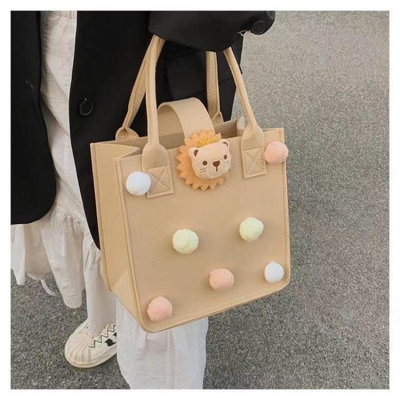Cute Cartoon Handbag: Perfect Gift & Convenient Shopping Tote for Moms