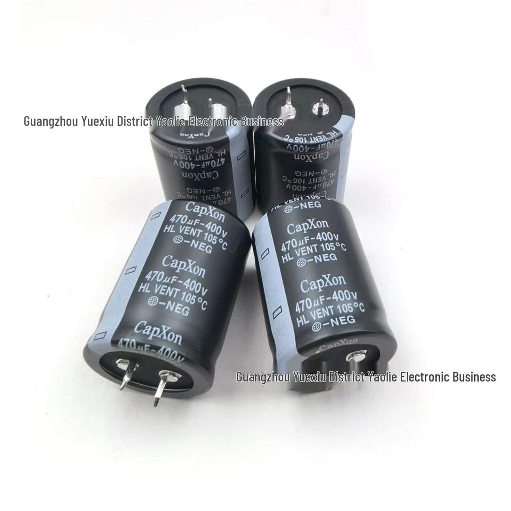 Fengbin 400V 470uF Electrolytic Capacitor, Horn Pin, Audio Original, 30x40mm