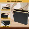 Toilet Paper Basket Large Capacity Toilet Paper Holder with Lid Foldable Breathable Toilet Paper Storage Cabinet for Bathroom