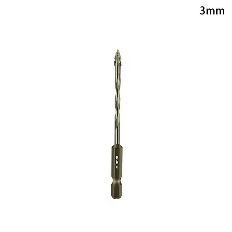 Four-Edged Eccentric Drill Bit Skewed Head High Hardness Tile Drill Bit Serrated Concrete Drill Bit Set Drilling Tool