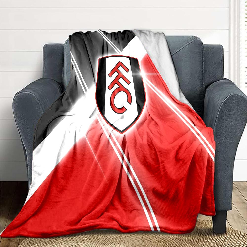Fulham F.C Flannel Blanket, High quality Comfortable for All Seasons, Home Decor, Warmth and Comfort