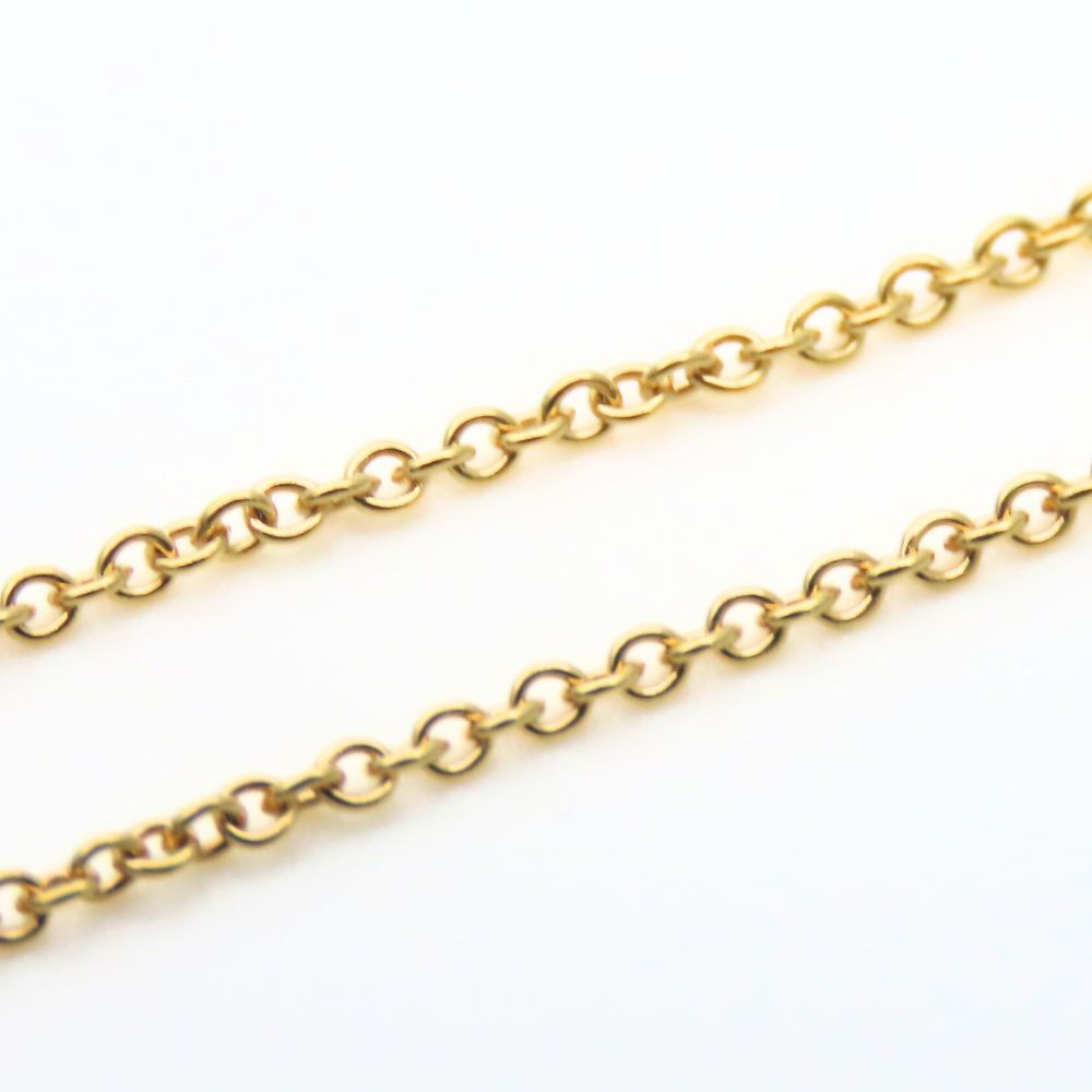 Used TIFFANY&Co. Necklace By the yard K18 yellow gold/diamond 1.8g Yellow Gold 1PD
