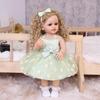 KEIUMI Moda Reborn Bebek Silikon Vinil 55 cm Çocuk Oyun Arkadaşları Erken Eğitici Kız Noel Doğum Günü Hediyeleri