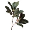 Artificial Magnolia Branches with Flexible Stems and Lifelike Leaves for Home Decoration Suitable for All Seasons Two Pieces