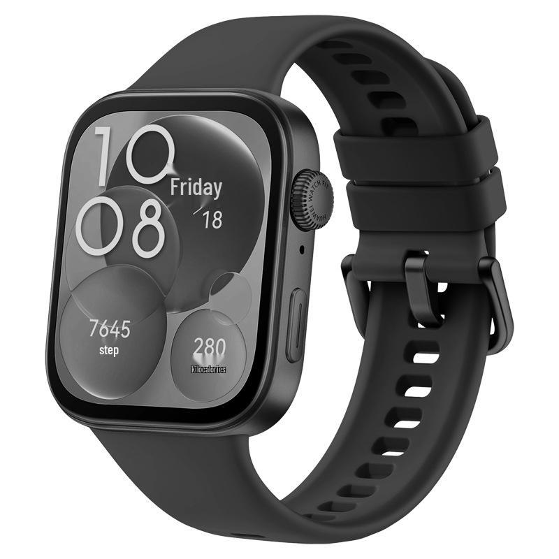 Kompatibel mit der Huawei Fit4 Uhr, mikrotexturiertes Silikonarmband, gleicher Stil wie das originale HUAWEI FIT3 Armband.