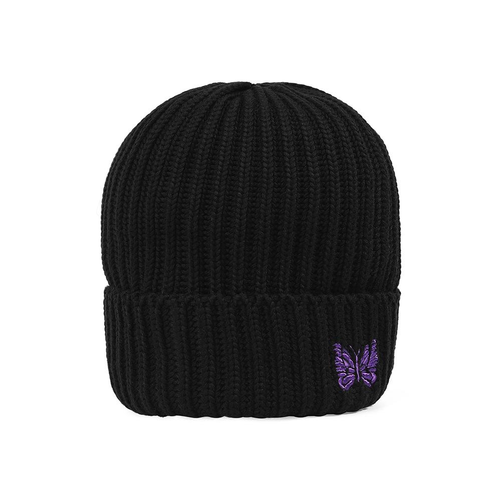 Шапка-бини NEEdlEs из шерсти мериноса E Черный Rw056 RW056 E-Black