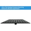 8"/10"/12" Large Rainfall Black Shower Head 304 Stainless Steel Square Rain ShowerHead Full Body Coverage Shower Set