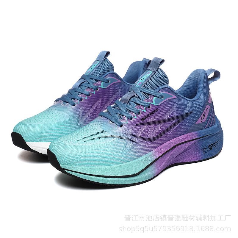 

New trendy high-quality soft-soled non-slip sneakers men s breathable rebound shock-absorbing running shoes fashionable men s trendy shoes 45