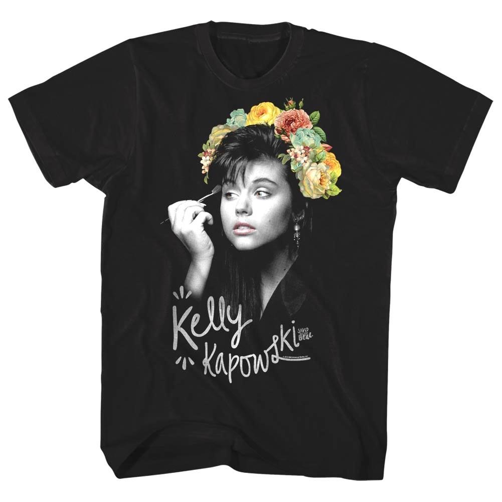Saved by the Bell Kelly Kapowski Flower Crown Men T Shirt Tiffani Thiessen Top S