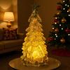 LED Christmas Tree Night Light Glowing Tree Decoration Festive Tabletop Ornament Atmosphere Party Holiday Gift