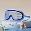 Swimming Goggles Large Frame Swimming Goggles Large Frame Hd Wide-Angle Anti-Fog Uv Protection Child Swimming Goggles No Leakage