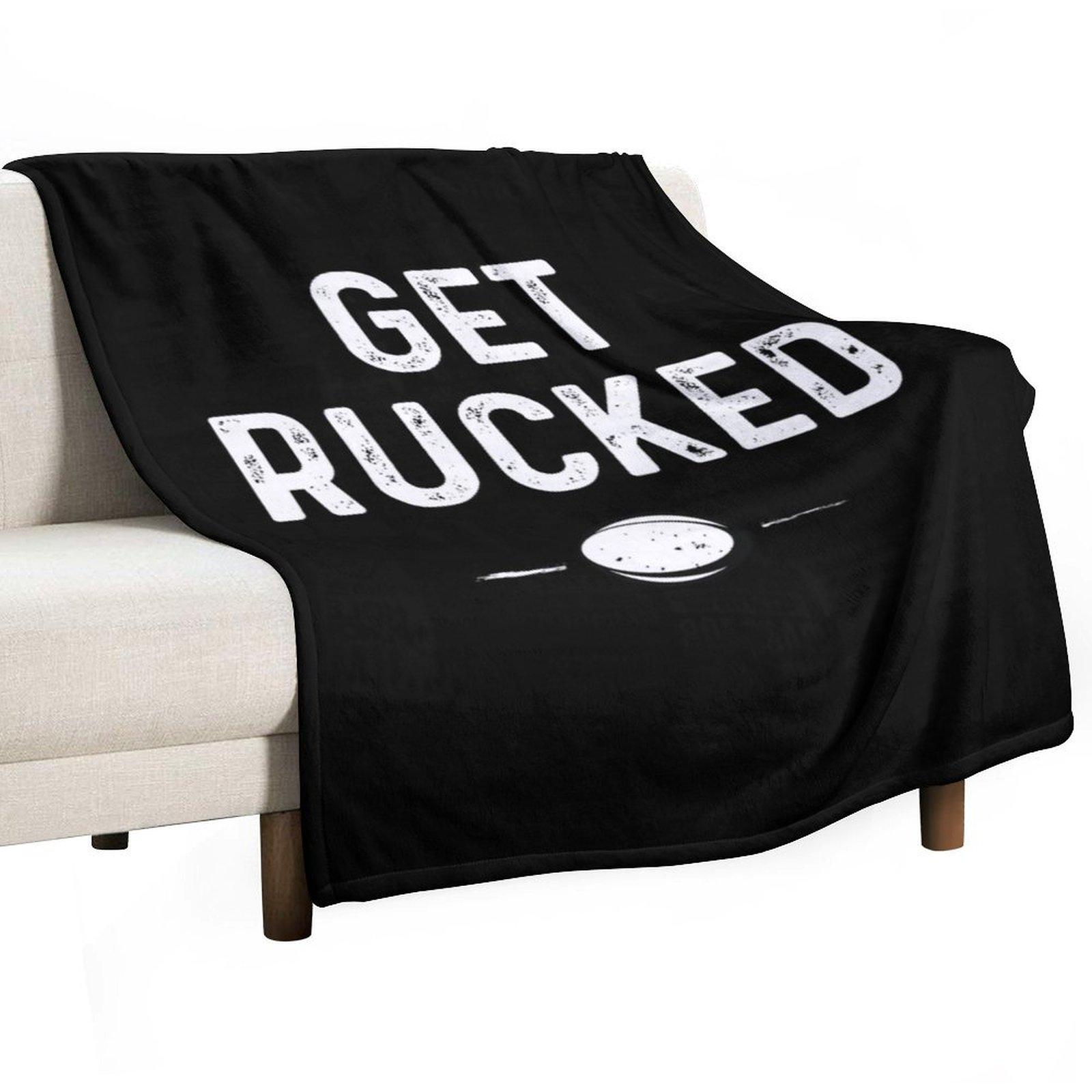 Get Rucked Пледы для регби теплые на зиму Постельное белье теплое зимнее Декоративные пледы для диванов 30x40in