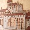 KINOWA "Mont Saint-Michel" Woodcut Original Handmade Kit, World Heritage Site, France, Made in Japan