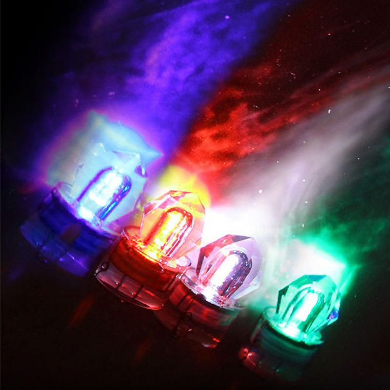 LED Fishing Lures Kit Deep Drop Fishing Lights LED Fishing Spoons Underwater Flasher Diamond Lights