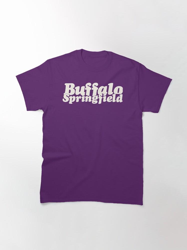 Buffalo springfield Bold Cream Typography Folk Rock Band Classic T-Shirt