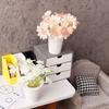 Mini Potted Plant 1:12 Scale Miniature Potted Flowers Tiny Table Centerpiece for Doll Mansion Mini Scene Decor