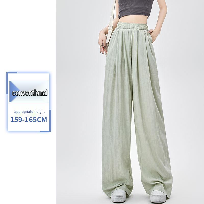 Women's High-Waisted Loose Linen Wide-Leg Summer Pants