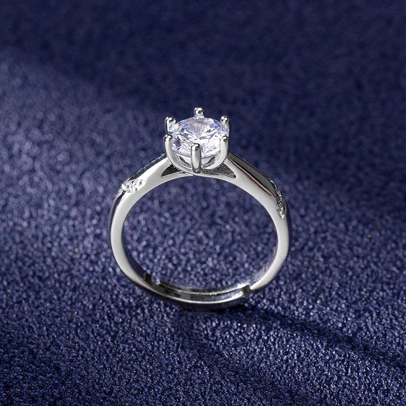 Sace Gems Classic Copper Alloy Zircon Ring Ladies Jewelry Wedding Promise Party Gift