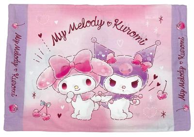 MORIPiLO Morishita Pillow Cover Sanrio My Melody 40x30cm Washable SANRIO Character Goods Purple 4621224 Children's Kuromi-chan Approx.