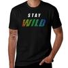 Stay Wild Exclusive Ben Azelart Tshirt Work Basic Short Sleeve Top