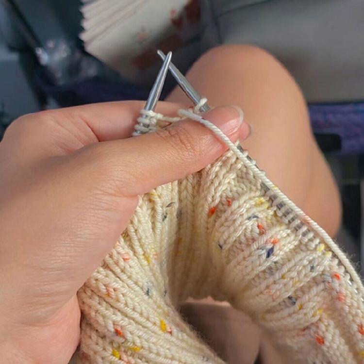 3PCS Steel Circular Knitting Needle for Knitting Project Circular Weaving Needle for for Blanket Sweater