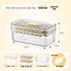 Press-Type Ice Cube Tray with Lid - Food Grade Storage Box for Homemade Ice Cubes