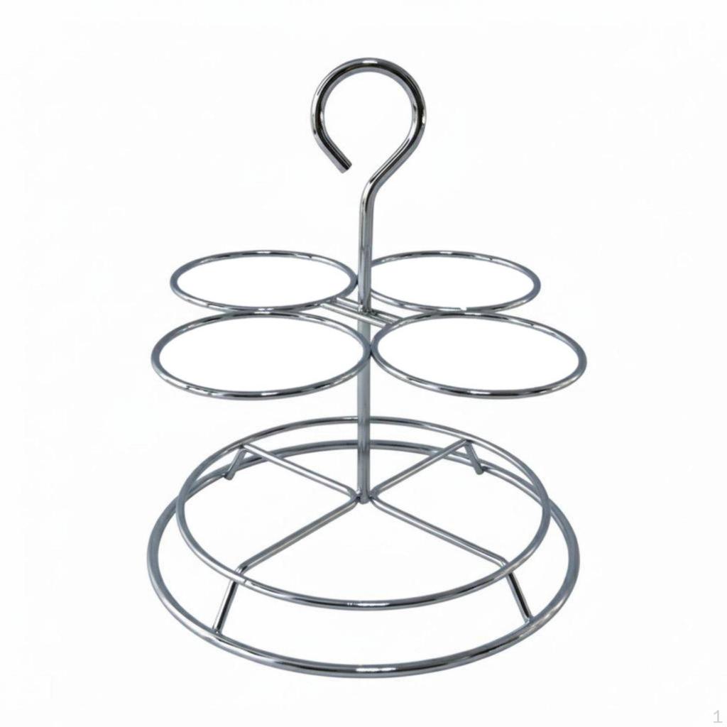 Condiment Bottle Rack Hangable Design Holder Space Saving Metal Seasoning