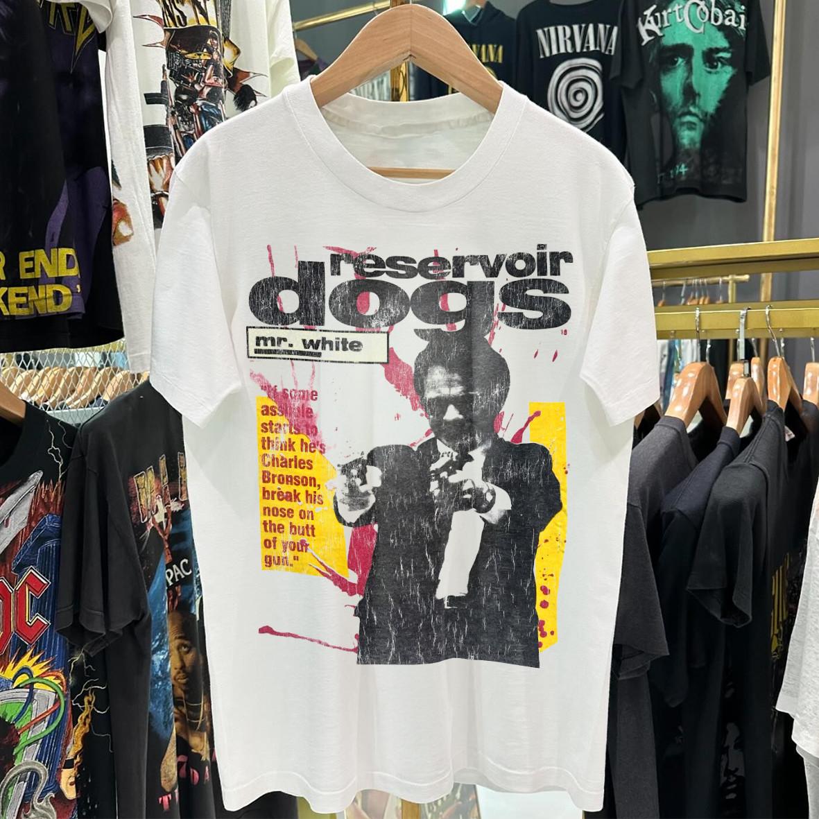 1992 Mr. Reservoir Dogs Aged T-Shirt White M XL