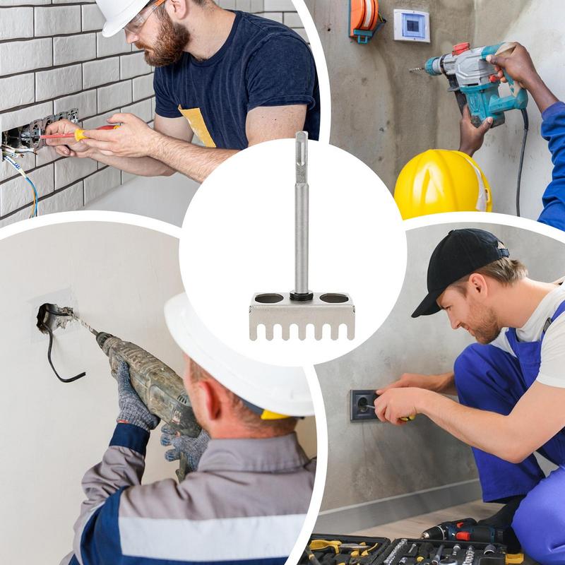 Square Slot Cutter Square Hole Punch 86 Type Punch Accessories Opener For Mortising Marking Installation Sheetrock Remodeling