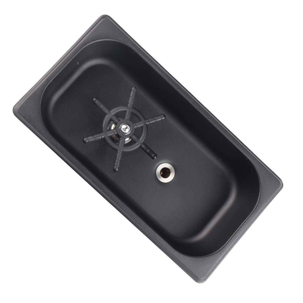 Cup Washing Machine Stainless Steel Bar Glass Rinser Cleaner Equipment G1/2 Male Thread