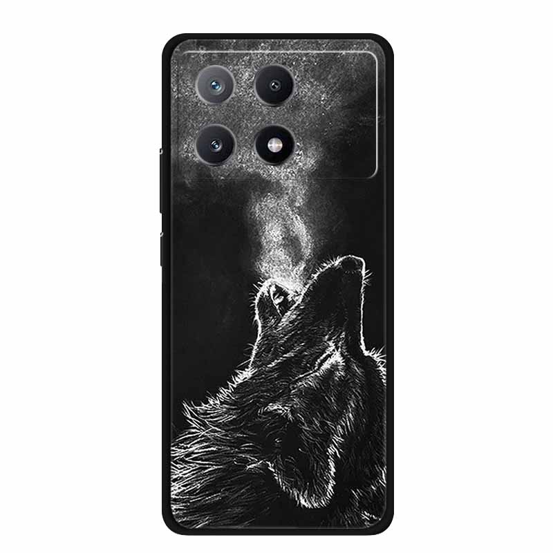 For Xiaomi Poco F8 Pro Case PocoF8 Pro TPU Cover Soft Silicone Funda Phone Case For Poco F8 Pro Case Lion Wolf Shockproof Coque