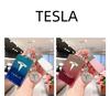 CREKH1 TPU Car Smart Remote Key Case Cover Protector Holder Shell Bag For Tesla Model 3 Model S Model X Model Y Keychain Accessories
