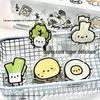 Adorable Cartoon Vegetable Memo Clips - Double-Sided PP Clips for Notes and Papers