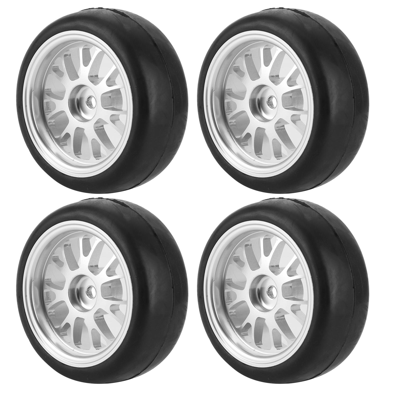 

4 шт. М яка шина для радіокерованої машини з металевим колісним диском та адаптером для WPL D12 RC Запасні частини 63 мм