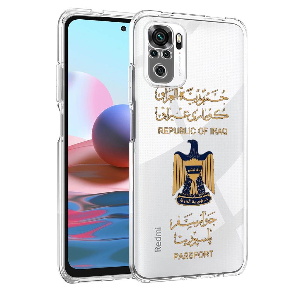 Saddam Hussein Iraq Flag Clear Phone Case For Xiaomi Redmi Note 12 10C 11 9 8 Pro Plus 9S 7 8T 9T 9A 8A 9C K50 K40 Gaming Cover