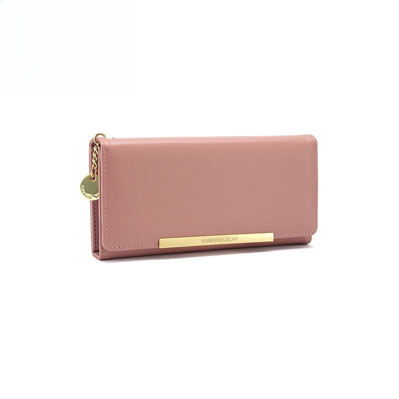 Women Wallets Double-Layer Zipper Long Wallet - Clutch Purse, Coin Pouch & Card Holder