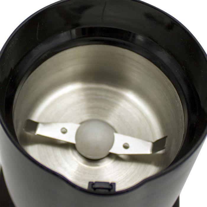 Moulin À Café Électrique, Graines Et Noix, Double Lame Acier, Broyage 40 G/min MPM MMK-07/C 140W Noir 14582