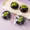 Slow Rebound Fruit Squishy Simulation Sensory Toy Portable Mangosteen Squeeze  Kids Adults