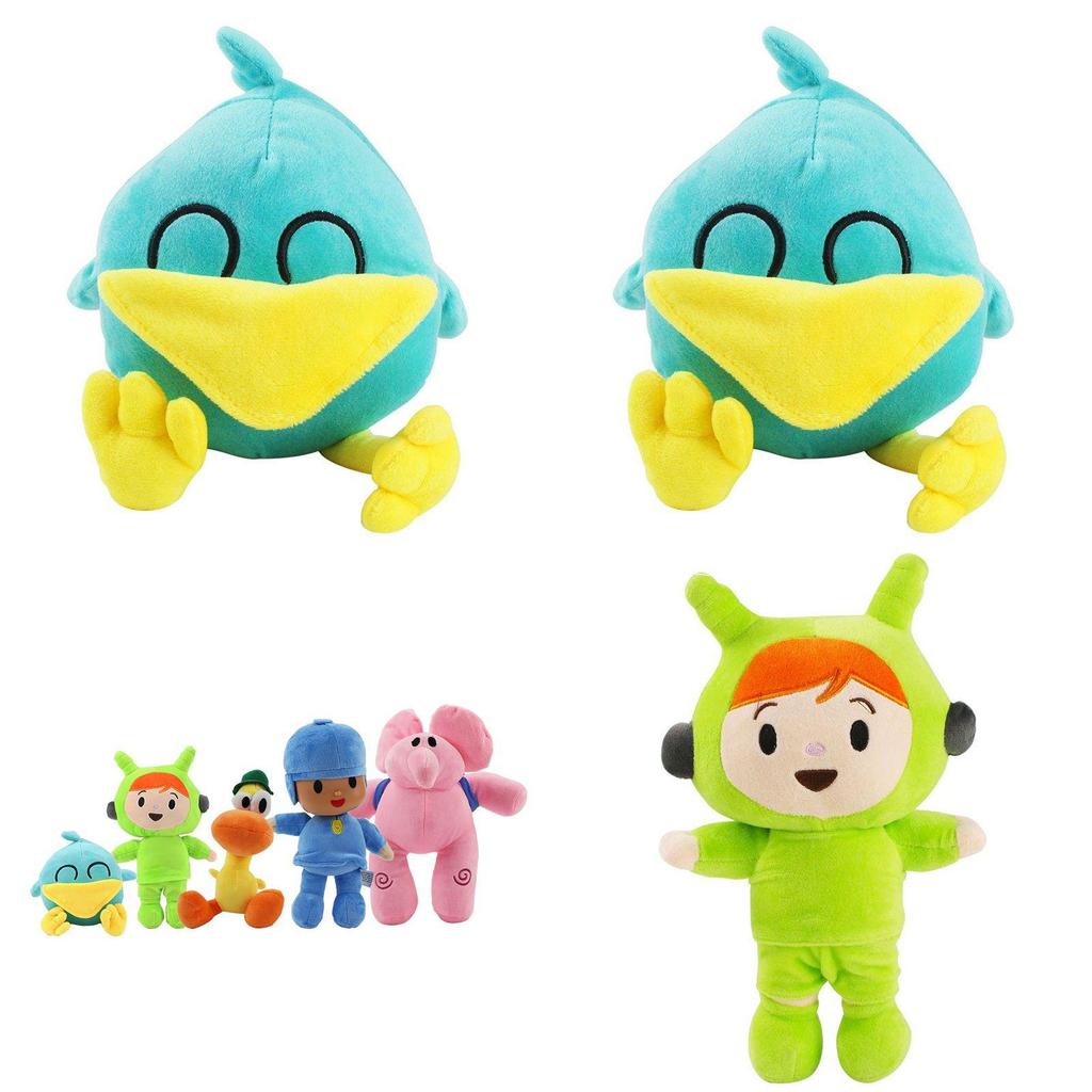 Adorable Pocoyo Elly Pato Loula Sleepy Bird Soft Plush Stuffed Figure Toy Doll Gift For Kids