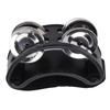 Foot Tambourine Shaker Percussion Drum Set Metal Jingle Bell Musical Instrument AccessoriesBlack