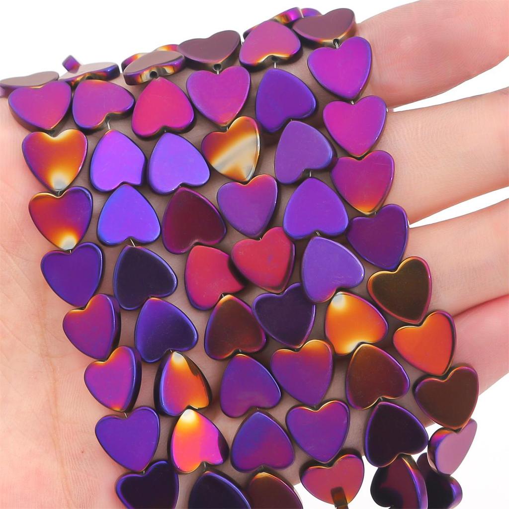 Koraliki z kamienia naturalnego Czarny kamień żółciowy z prostym otworem Brzoskwiniowe koraliki w kształcie serca do tworzenia biżuterii DIY Bransoletka Naszyjnik Anklet