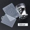 1 Set Nail Art Stamper, professionell, verschiedene Muster, hochwertige ABS-Nagel-Stempelplatten im neuen Stil für zu Hause