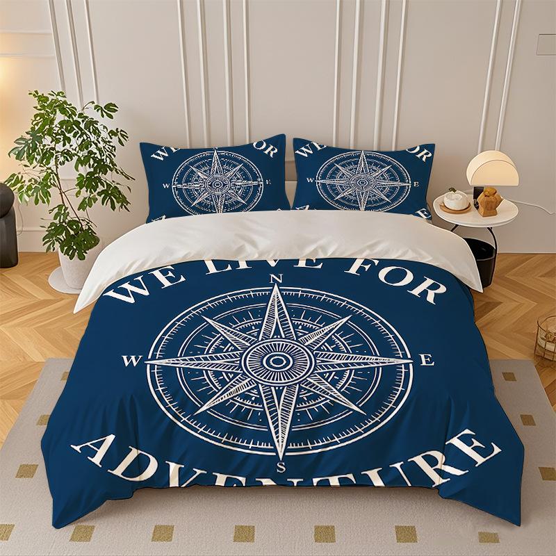 Quilt Cover Three-Piece Quilt Cover Set 02 135Cm * 200cm - cover + and one