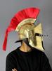 Spartan Helmet with Red Plume: King Leonidas Cosplay, Larp Helmet