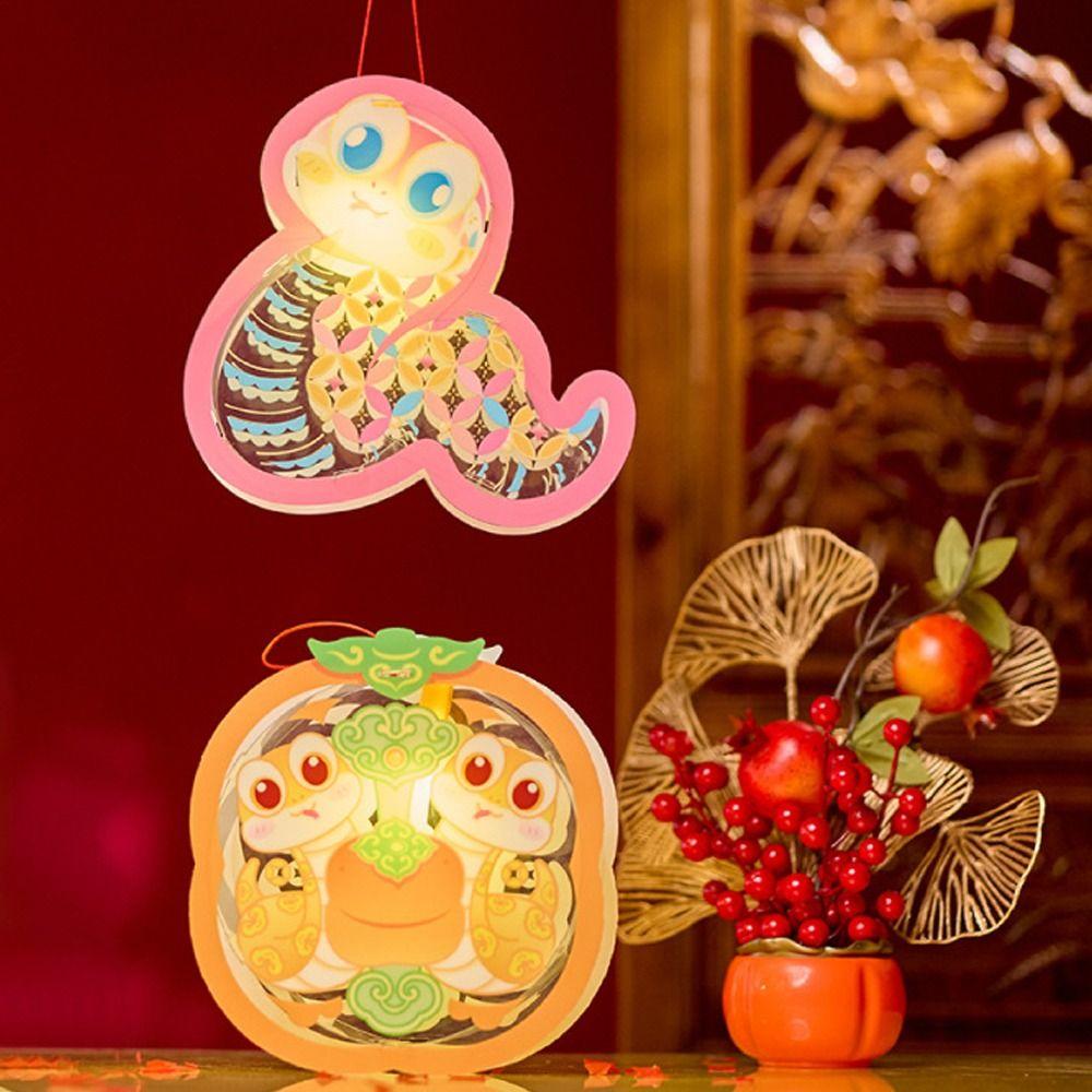 Traditional New Year Luminous Lantern Cute Celebration Lantern  Lantern Festival