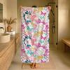 Ethereal Butterfly Beach Towel Celestial Universe Design Cosmic Butterfly Blanket Nature Inspired Towel Galaxy Beach Towels