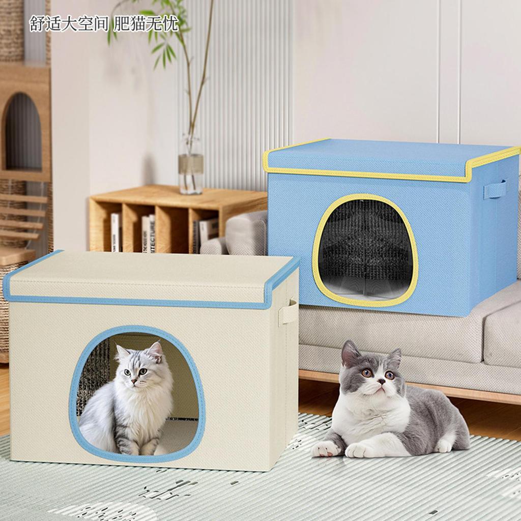 Cooling Cat House for Summer Dog Nest with 6 Ice Packs Cold Dog Shelter for Pet Parents Trainers Animal Lovers Apartment Home