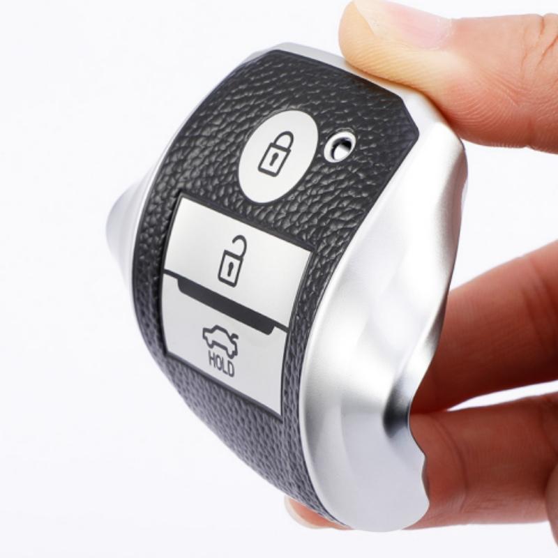 Fashion Leather TPU Car Remote Key Cover Case Shell Fob For KIA RIO Sportage R Ceed Cerato K3 KX3 K4 K5 Picanto Optima Sorento Stinger